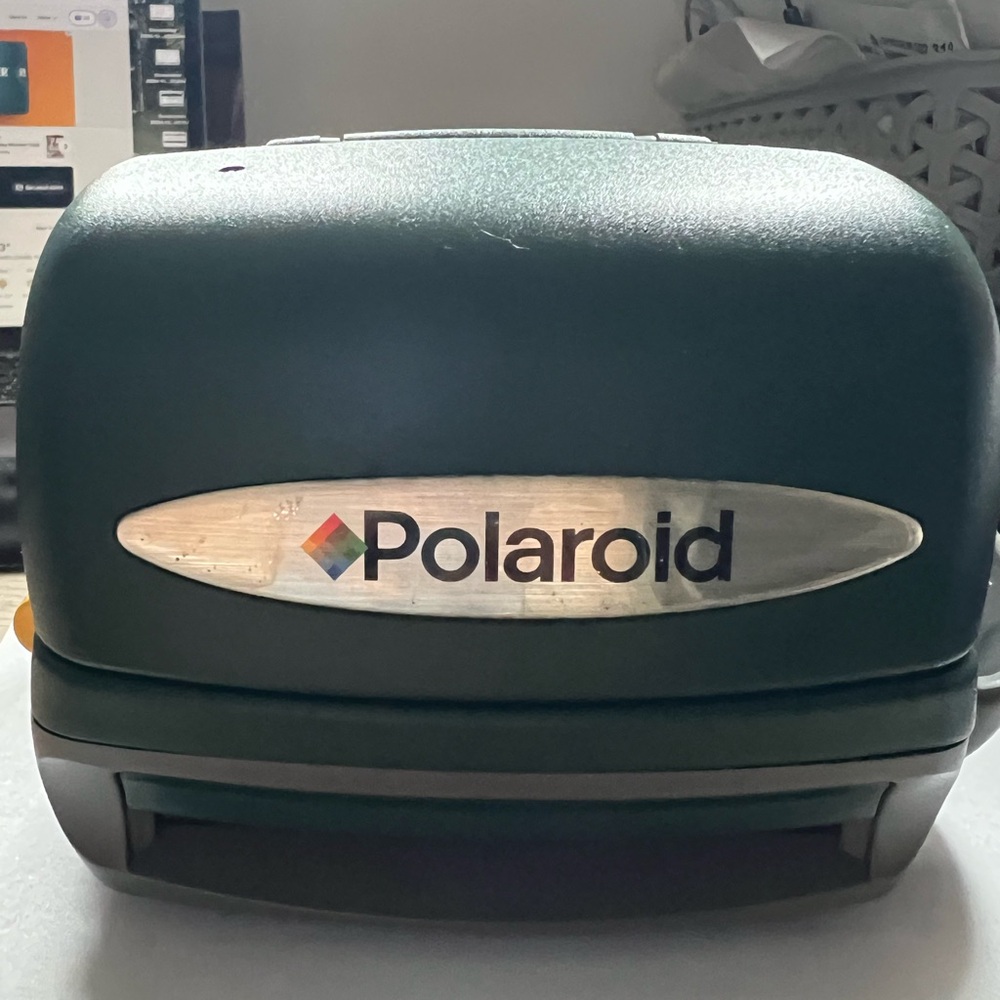 Polaroid Green OneStep Express Camera